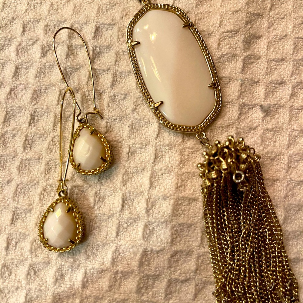 Kendra Scott Necklace & Drop Earrings